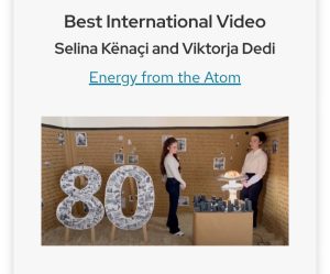 Sukses ndërkombëtar në ‘Wonders of Physics Video Contest’!